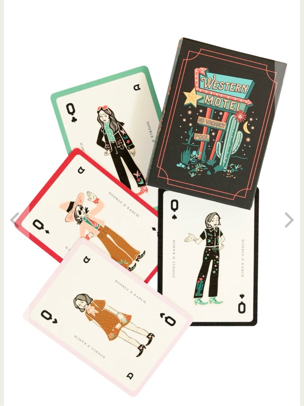 New Double D Ranch "ADDICTION" Deck Of Cards Poker Western Rodeo Cowgirl Themed - Picture 4 of 5